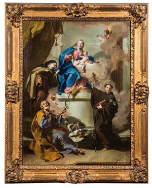 Giovanni Battista Pittoni "Madonna con il Bambino e Santi"
