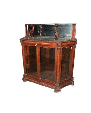 Mid-1800s Charles X style rosewood sideboard