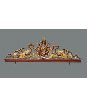 Fregio intagliato e dorato, Italia settentrionale, periodo Carlo X, ca. 1820–1830