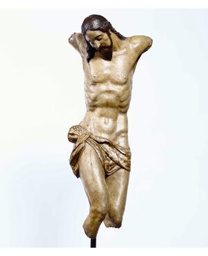 Polychrome wooden Christ torso, late 16th century, Umbro-Tuscan, high class