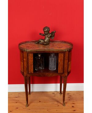 Small Bedside Table (Chevez), Louis XV Style