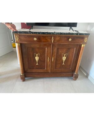 French Empire sideboard with bronzes