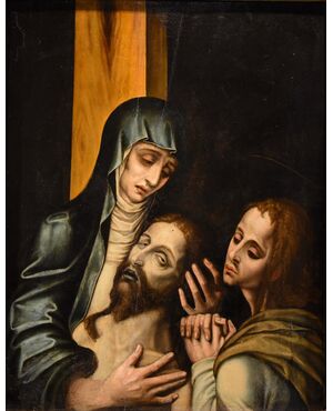 The Pietà with Saint John, Luis de Morales, Known as ‘El Divino’ (Badajoz 1509 – 1586), workshop of