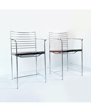 Metal Chairs by Cidue Italy - Chairs 1970 (6 pcs)