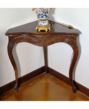 Corner Console Table