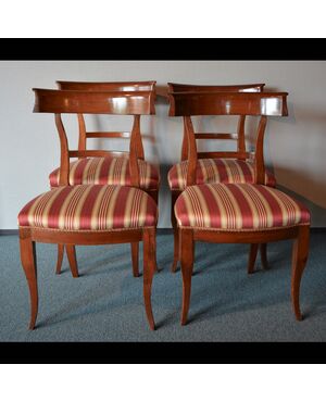Six 19th century chairs from Lucca