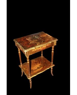 French Vernis Martin style dressing table from the second half of the 1800s