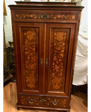 Elegant inlaid wardrobe