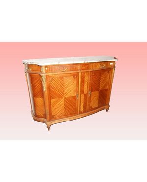 French Transition style sideboard in citron wood from the 1800s