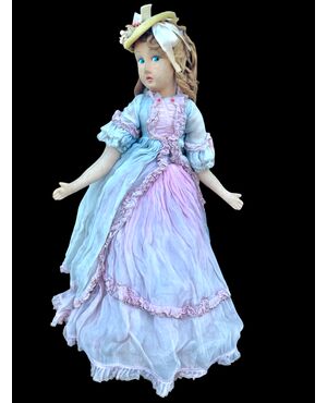Lenci cloth doll. Lenci Manufacture, Turin.