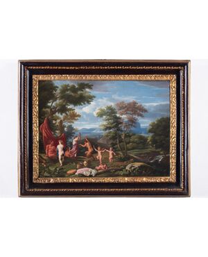 Painting depicting Bacchanal