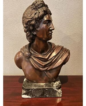 Busto in bronzo di Allessandro il Magno