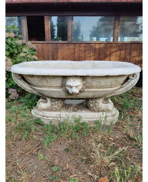 Superlativa vasca in marmo greco Thassos - 150 x 75 cm
