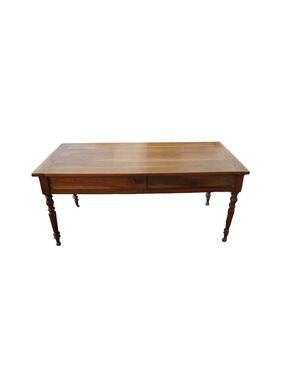 1800s French rustic cherry table