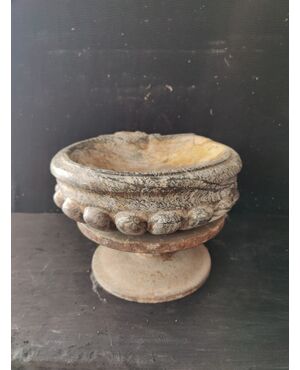 Elegante Acquasantiera Veneziana in marmo - 36 x 29 cm