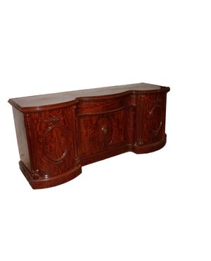 Large English Victorian style mahogany sideboard, 1800s