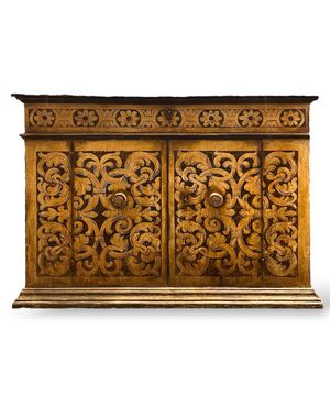 Credenza sagrestia in legno del XVIII secolo