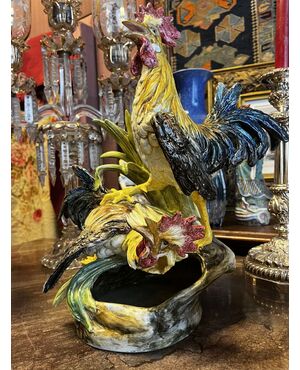 Porcelain Roosters