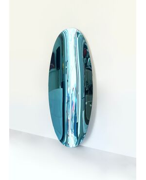 Specchio blu concavo - Contemporaneo