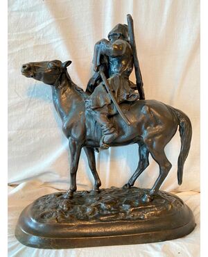 Bronzo di cosacco a cavallo
