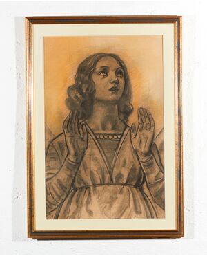 Eliodoro Coccoli (Brescia 1880 – 1974) - Angel, 1922