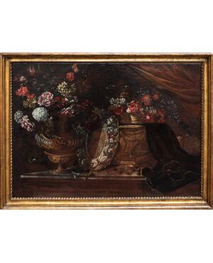 Roman school, 17th century, Still life