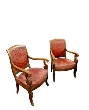 Eleganti Poltrone Francesi Carlo X