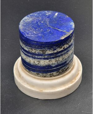 Lapis lazuli and marble display base – Italy, early 20th century
