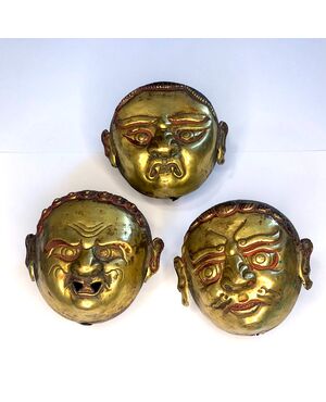 TESTE DI DIVINITA' TIBETANE