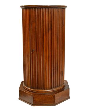 19th century, Column with cabinet