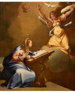 The Annunciation, Circle of Paolo De Matteis (Piano Vetrale, 1662 - Naples, 1728)