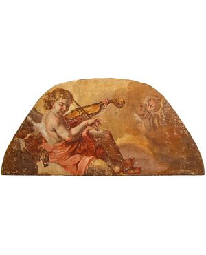 17th century, Cupid playing the violin