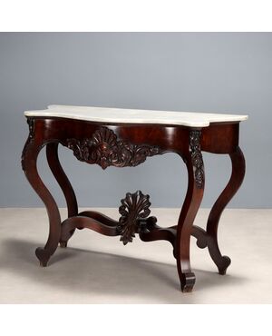 Louis Philippe console table, Kingdom of the Two Sicilies, third quarter of the 19th century