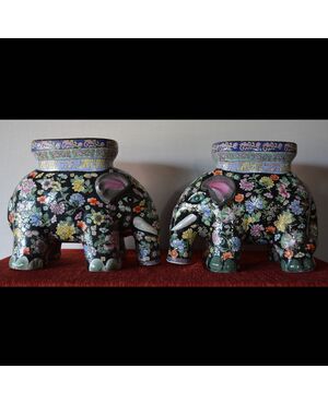 Pair of Chinese Stools
