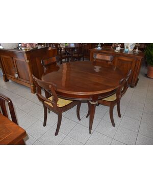 Oval table