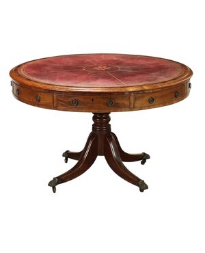 Victorian Library Table, England, Mid-19th Century