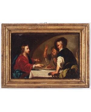 Supper at Emmaus, Genoese painter