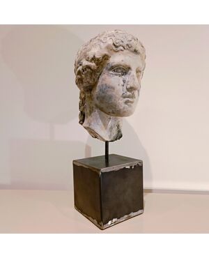 Sculpture of Hera, Greek mythology, in plaster, wax, and charcoal - Alessandro La Motta