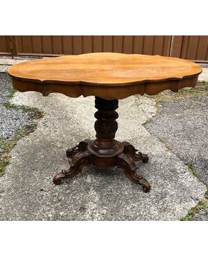 Oval table