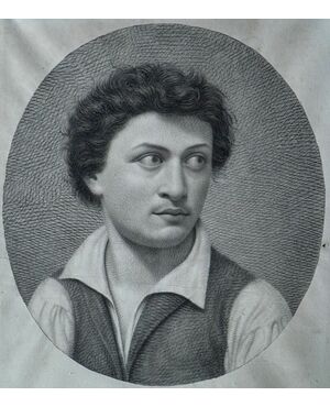 Ritratto di Giuseppe Quarenghi, allievo dell'Accademia Carrara