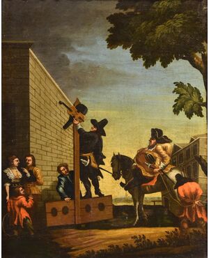 Hudibras Triomphante (dal poema di Samuel Butler), William Hogarth (Londra 1697 - 1764) Scuola di