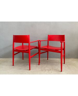 Coppia di poltroncine mod. Neve design Piero Lissoni per Porro