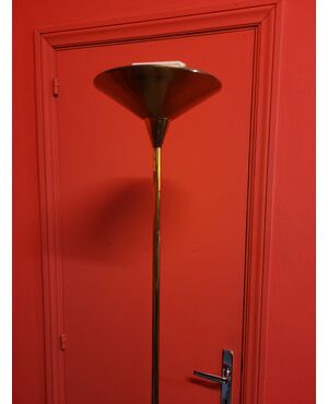 Lampada da terra in ottone  Relco Milano anni '70