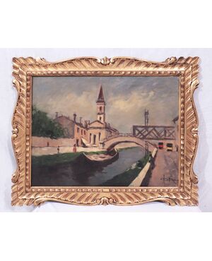 Achille Cattaneo (Milan 1872-1931) - Navigli