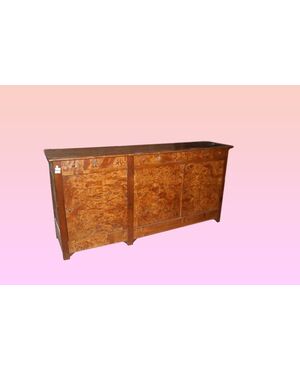 Credenza Nord Europa in olmo del 1800 3 ante
