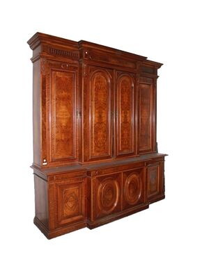 Grande Credenza doppio corpo Francese stile Luigi Filippo della prima metà del 1800