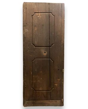 PTE156 - Porta semplice in larice, epoca '700, misure cm L 72 x H 184