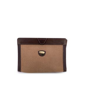 GUCCI Pochette Vintage in Pelle Col. Beige S
