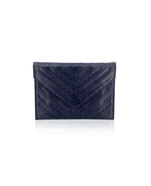 YVES SAINT LAURENT Pochette Vintage in Pelle Col. Nero S