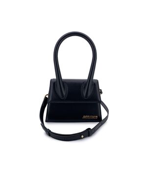 JACQUEMUS Borsa a Mano in Pelle Col. Bianco Chiquito S